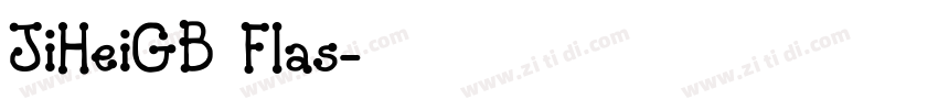 JiHeiGB Flas字体转换